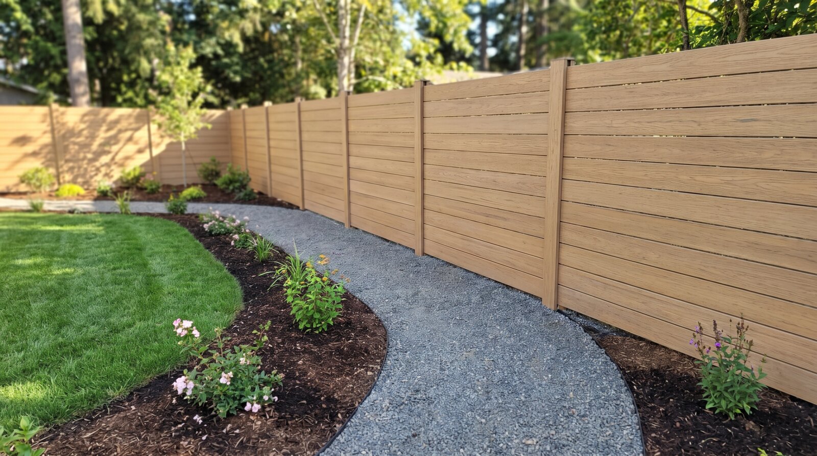 Gartenzaun nachher